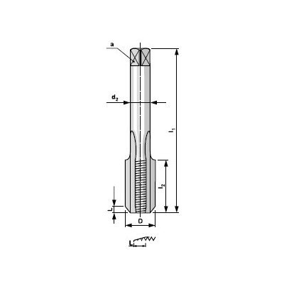 BUČOVICE TOOLS Závitník ruční sadový din 5157 g 1/4“ a hss i. (1701401) – Hledejceny.cz