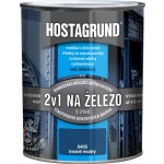 Barvy A Laky Hostivař Hostagrund 2v1 S2160 základní i vrchní barva na kov, 0445 tmavě modrá, 600 ml – Sleviste.cz