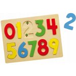 Viga Toys puzzle pro výuku počítání vzdělávací puzzle s čísly 123 hraček – Zbozi.Blesk.cz