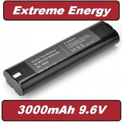 TopTechnology Makita 9000, 9001, 9002, 9600, 6096D, 6095D, 191681-2, 632007-4 9,6V 3000mAh - neoriginální – Zboží Dáma