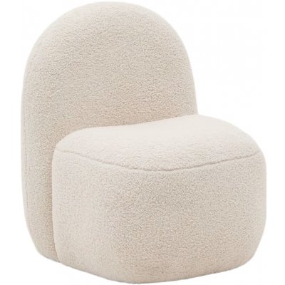 Kave Home Bucky dětské bouclé křeslo bílé – Zboží Dáma