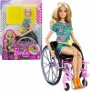 Panenka Barbie Barbie Modelka na invalidním vozíku blondýnka