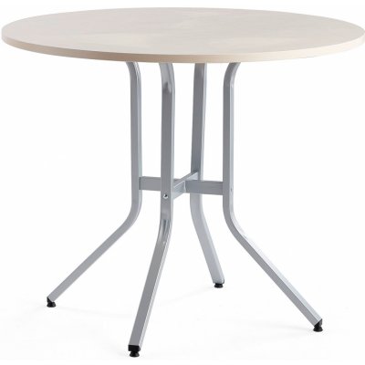 AJ Produkty Stůl Various 110 cm výška 90 cm stříbrná bříza – Zboží Mobilmania