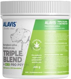 Alavis Triple Blend + CBD pro psy 200 g