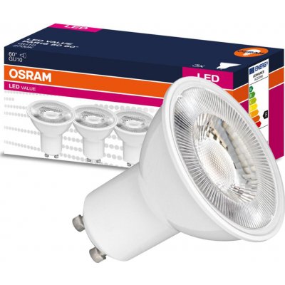 Osram 3x LED žárovka GU10 4,5W = 50W 350lm 2700K Teplá bílá 60° – Hledejceny.cz