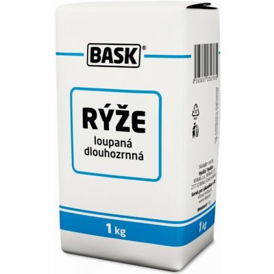 Bask rýže dlouhozrnná, 1 kg – Zbozi.Blesk.cz