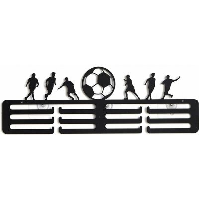 APT DA333 Věšák na medaile pro fotbalistu, 40 cm, černý – Zboží Dáma