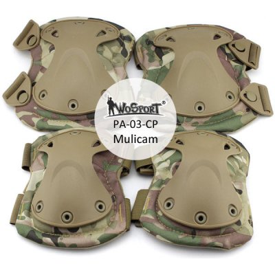 Chrániče kolen a loktů Wosport King Kong Rychloodepínací MC – Zboží Dáma