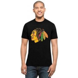 47' Brand triko 47 Brand Splitter Tee NHL SR černá senior Chicago Blackhawks