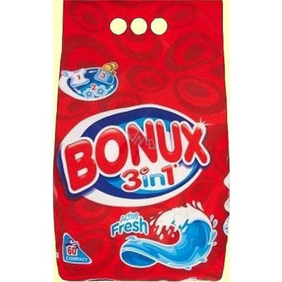 Bonux 3in1 Ice Fresh prací prášek 60 PD 4,5 kg – Zboží Mobilmania