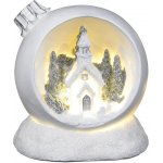 Vánoční dekorace MagicHome, vánoční koule, teplé bílé LED světlo, 10,5 x 9 – Hledejceny.cz