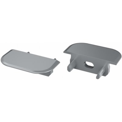 Lumines Krytka pro LED profil Z šedá s otvorem ZAS-LUM-Z-O-SZ – Zboží Mobilmania