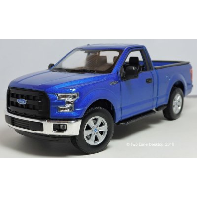 Welly Ford F 150 Regular Cab 2015 model modrý 1:34 – Zbozi.Blesk.cz