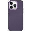 Pouzdro a kryt na mobilní telefon Pouzdro AppleKing kožené s pokoveným rámečkem iPhone 14 Pro Max - fialové