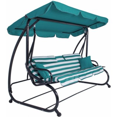 SPRINGOS MALIBU 4-místná, zeleno-bílá – Zboží Mobilmania