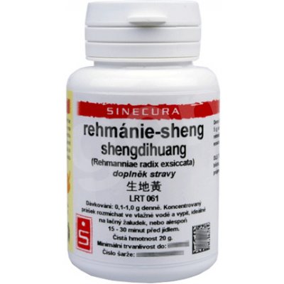 Sinecura Rehmánie Sheng shengdihuang extrakt 20 g – Hledejceny.cz