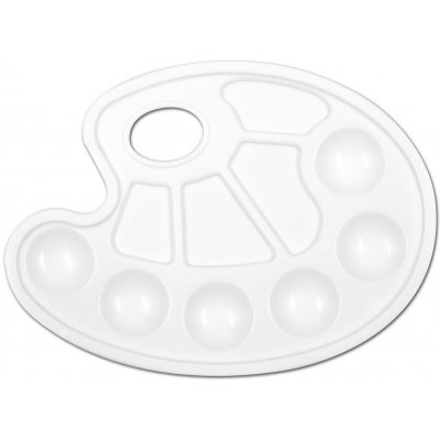 Malovaný kamínek Plastová paleta – Zboží Dáma