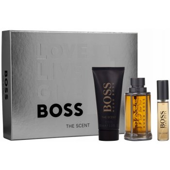 Hugo Boss Boss The Scent EDT 100 ml + EDT 10 ml + sprchový gel 100 ml dárková sada