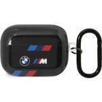 BMW AirPods Pro 2 gen cover Black Carbon Double Metal Logo BMAPWMPUCA2 – Hledejceny.cz