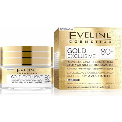 Eveline cosmetics Gold Lift Expert Luxusní protivráskový krém-sérum 80+ 50 ml