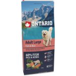 Ontario Adult Large 7 Fish & Rice 12 kg – Hledejceny.cz