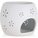 Home Dekor Aroma lampa porcelánová 10,5 x 10,5 cm Sweet Home bílá
