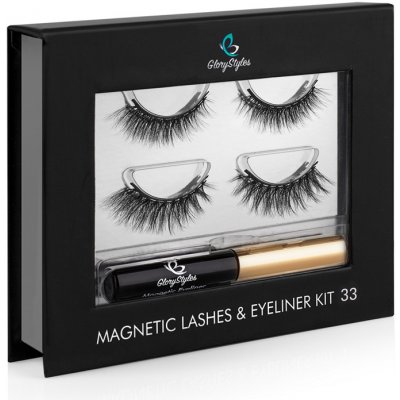 GloryStyles Magnetické řasy s oční linkou 33 – Zboží Mobilmania