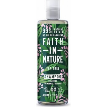 Faith in Nature přírodní Tea Tree šampon s 2% oleje 400 ml