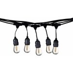 Eko-Light Venkovní světelný řetěz Garlanda černý IP44 10 m 10 světel. EKO6925 – Hledejceny.cz