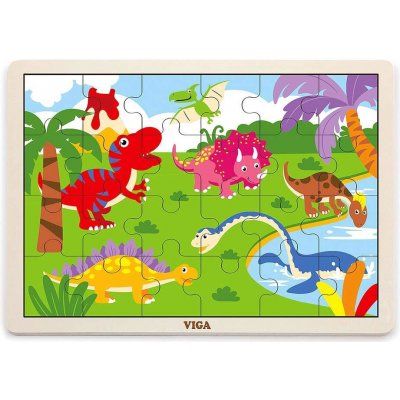 Viga dětské puzzle Dino