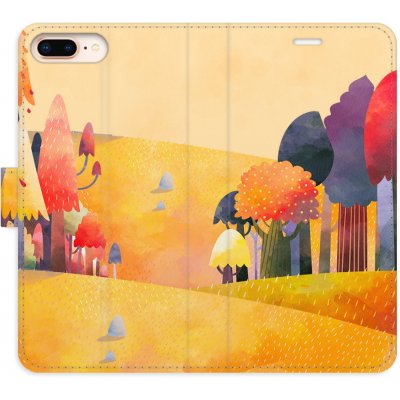 Pouzdro iSaprio Flip s kapsičkami na karty - Autumn Forest Apple iPhone 7 Plus / 8 Plus – Hledejceny.cz