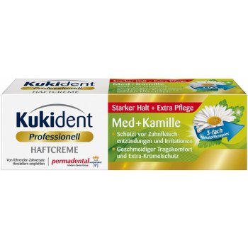 Kukident Super Fixační krém na protézu s heřmánkem 40g