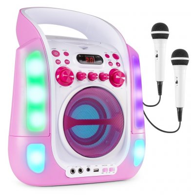 Fenton SBS30P karaoke systém s CD a 2ks mikrofonů – Zboží Mobilmania