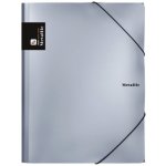 Karton P+P Metallic archivační krabice s gumou stříbrná A4 – Zboží Živě