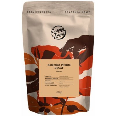 Bearded Coffee Colombia Pitalito bez kofeinu zrnková 250 g – Hledejceny.cz