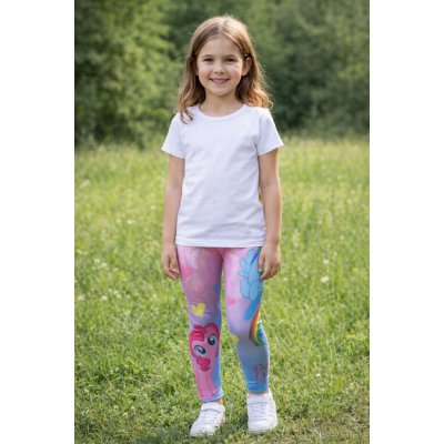 Eplusm Dívčí legíny MY LITTLE PONY laser růžovomodré – Zboží Dáma