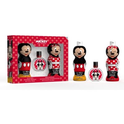 EP Line Mickey Mouse & Minnie EDT 50 ml + 2v1 sprchový gel a šampon 2 x 400 ml – Zbozi.Blesk.cz