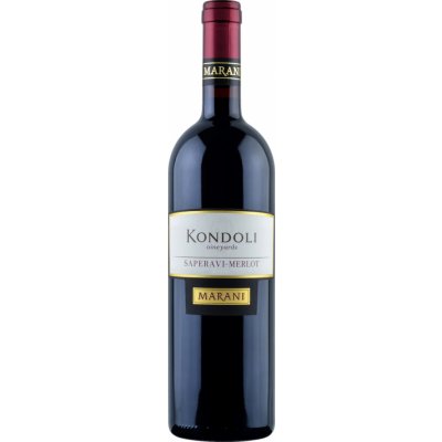 Marani Kondoli Vineyards Saperavi - Merlot červené 2017 13,5% 0,75 l (holá láhev) – Hledejceny.cz