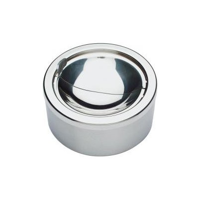 APS Popelník z nerezové oceli s víkem z nerezové oceli 120 mm 00052 inox – Zboží Mobilmania
