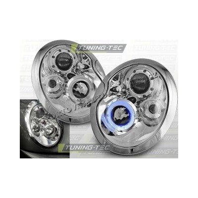 MINI 2001-06 PŘEDNÍ ČÍRÁ SVĚTLA ANGEL EYES CHROM – Hledejceny.cz