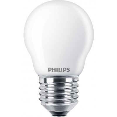 Philips žárovka LED 6,5W/E27 /eq. 60W/ 2700K iluminační matná P45 Classic luster – Zboží Mobilmania