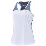 Babolat Girls Play Tank Top white/blue heather – Zboží Dáma