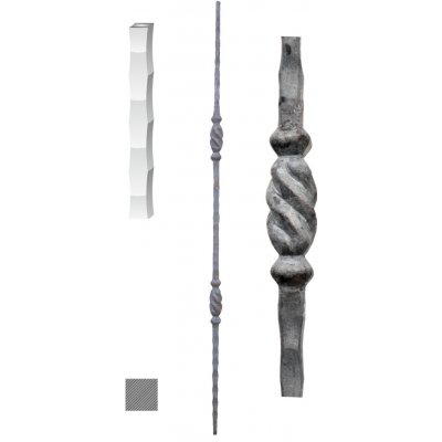 Kovoinox Tyč 14 x 14 x 1000 mm – Hledejceny.cz