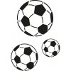 Kreslící šablona EFCO Plastová šablona A4 fotbalový míč