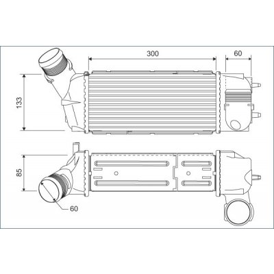 VALEO Chladič turba 818769 – Zboží Mobilmania