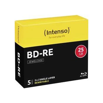 Intenso BD-RE 25GB 2x, jewel, 5ks (5201215)