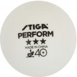 Míček STIGA Perform 40+ *** (100 ks) - bílá -