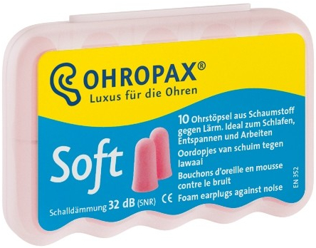 Ohropax Soft Špunty do uší 10 kusů od 140 Kč - Heureka.cz