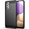 Pouzdro a kryt na mobilní telefon Pouzdro Carbon Case Samsung Galaxy A32 5G černé