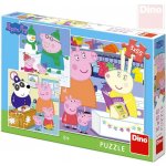 Dino Peppa pig: veselé odpoledne 3 x 55 dílků – Zboží Mobilmania